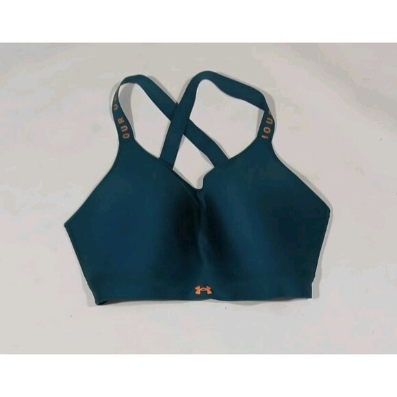 Under Armour Infinity High Impact Sports Bra Medium Support Size XXL Green - Picture 1 of 6